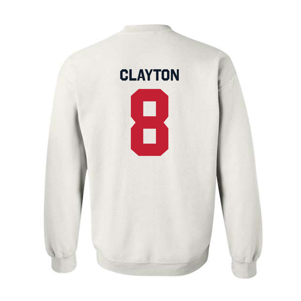 St. Johns - NCAA Women's Volleyball : Shiloh Clayton - Classic Shersey Crewneck Sweatshirt-1