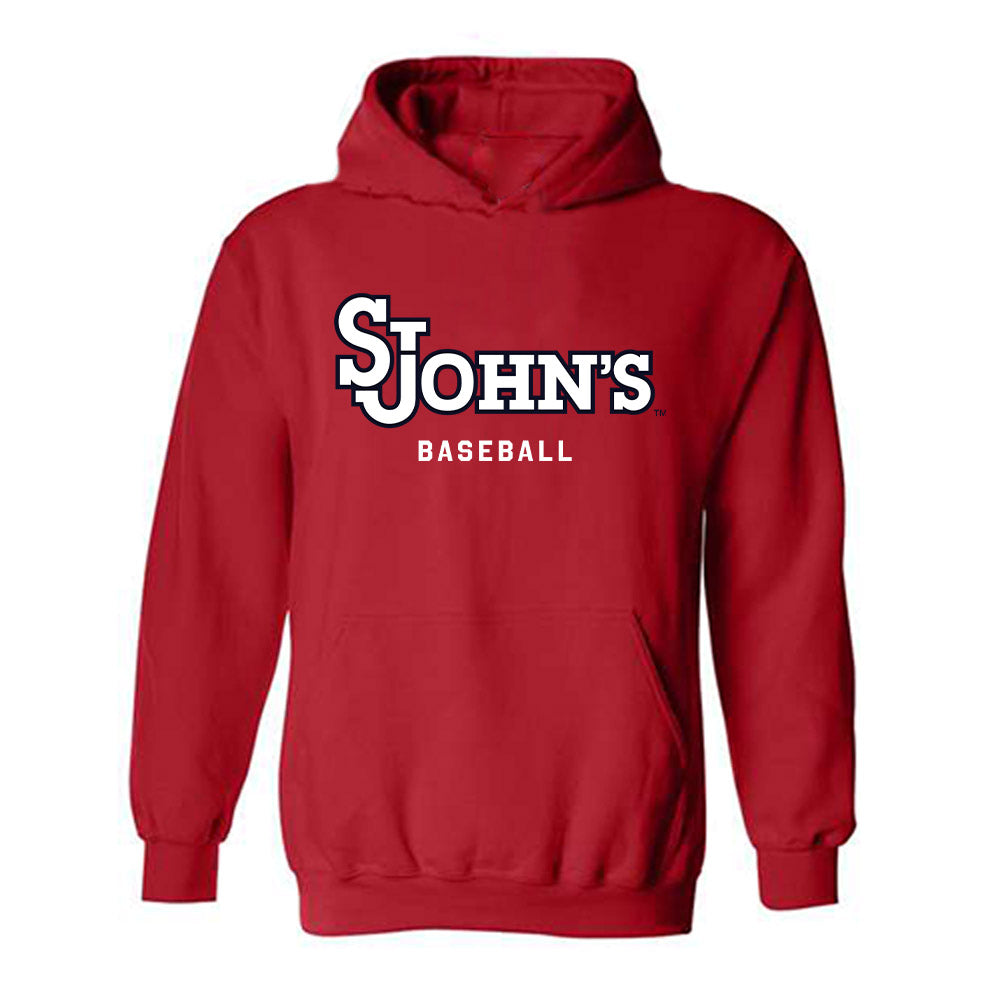 St. Johns - NCAA Baseball : Sean Britt - Classic Shersey Hooded Sweatshirt-0