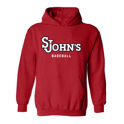 St. Johns - NCAA Baseball : Sean Britt - Classic Shersey Hooded Sweatshirt-0