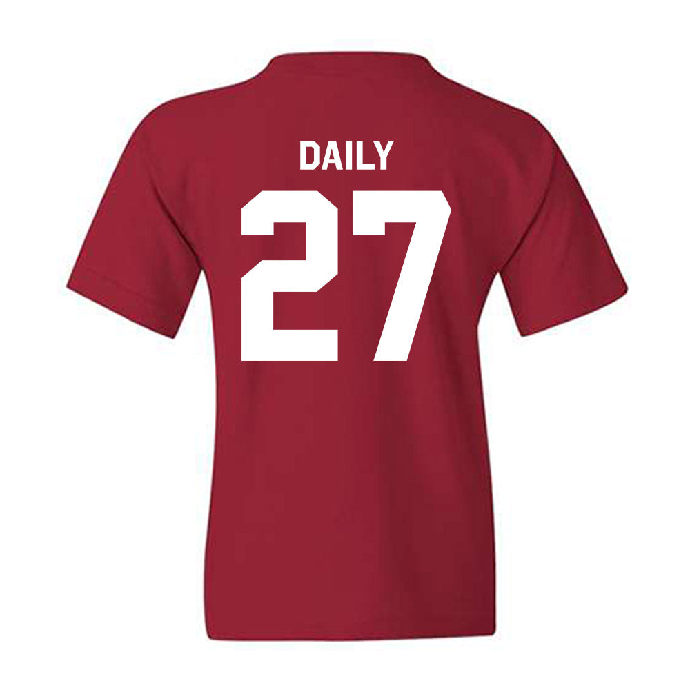 WSU - NCAA Baseball : Lleyton Daily - Classic Shersey Youth T-Shirt-1