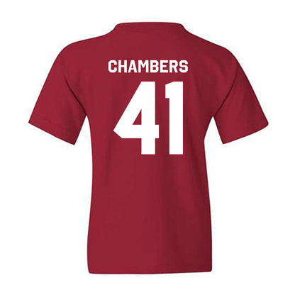 WSU - NCAA Baseball : Bryce Chambers - Classic Shersey Youth T-Shirt-3