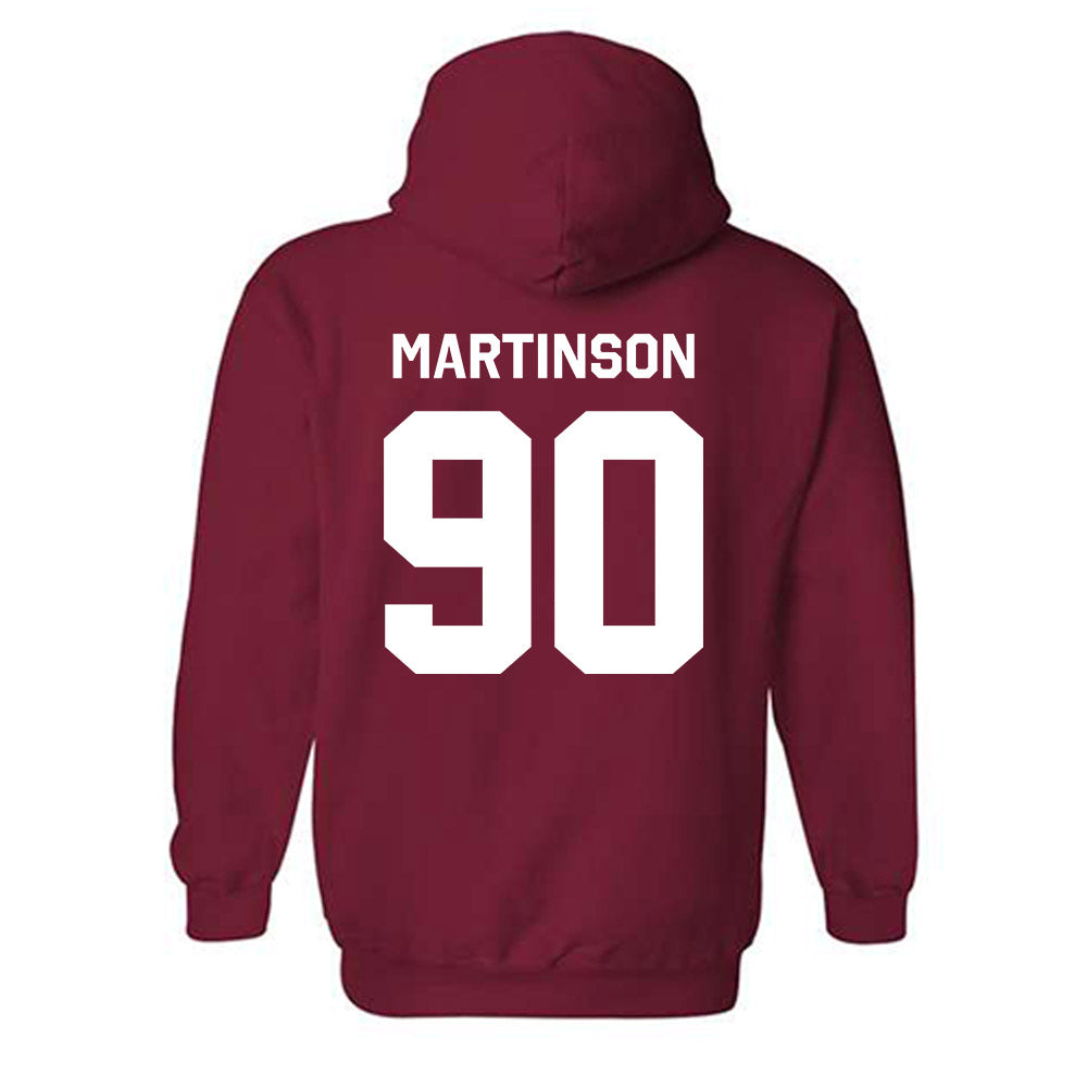 WSU - NCAA Football : Akio Martinson - Classic Shersey Hooded Sweatshirt-1