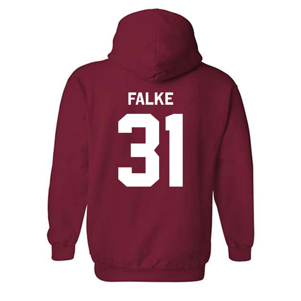 WSU - NCAA Baseball : Ryan Falke - Classic Shersey Hooded Sweatshirt-1