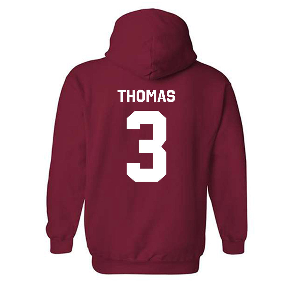WSU - NCAA Football : Jaylen Thomas - Classic Shersey Hooded Sweatshirt-1