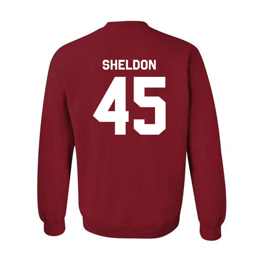 WSU - NCAA Baseball : Austin Sheldon - Classic Shersey Crewneck Sweatshirt-1