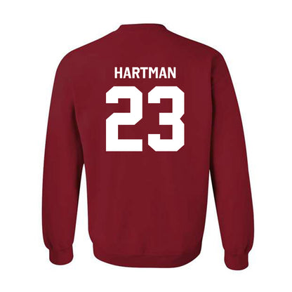 WSU - NCAA Baseball : Max Hartman - Classic Shersey Crewneck Sweatshirt-3