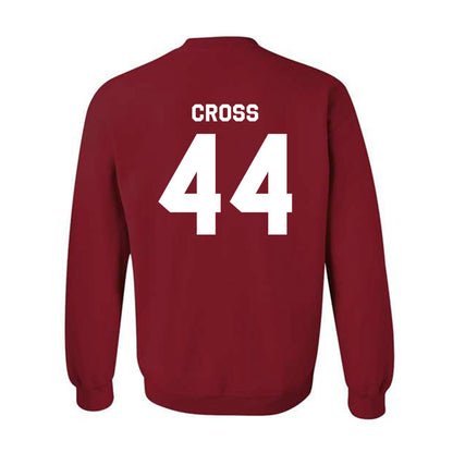WSU - NCAA Baseball : Brock Cross - Classic Shersey Crewneck Sweatshirt-3