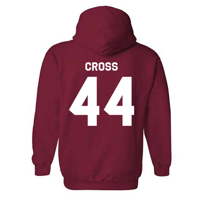 WSU - NCAA Baseball : Brock Cross - Classic Shersey Hooded Sweatshirt-3