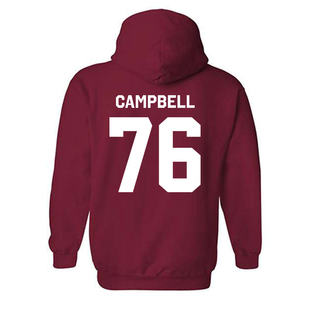 WSU - NCAA Football : Grayson Campbell - Classic Shersey Hooded Sweatshirt-1