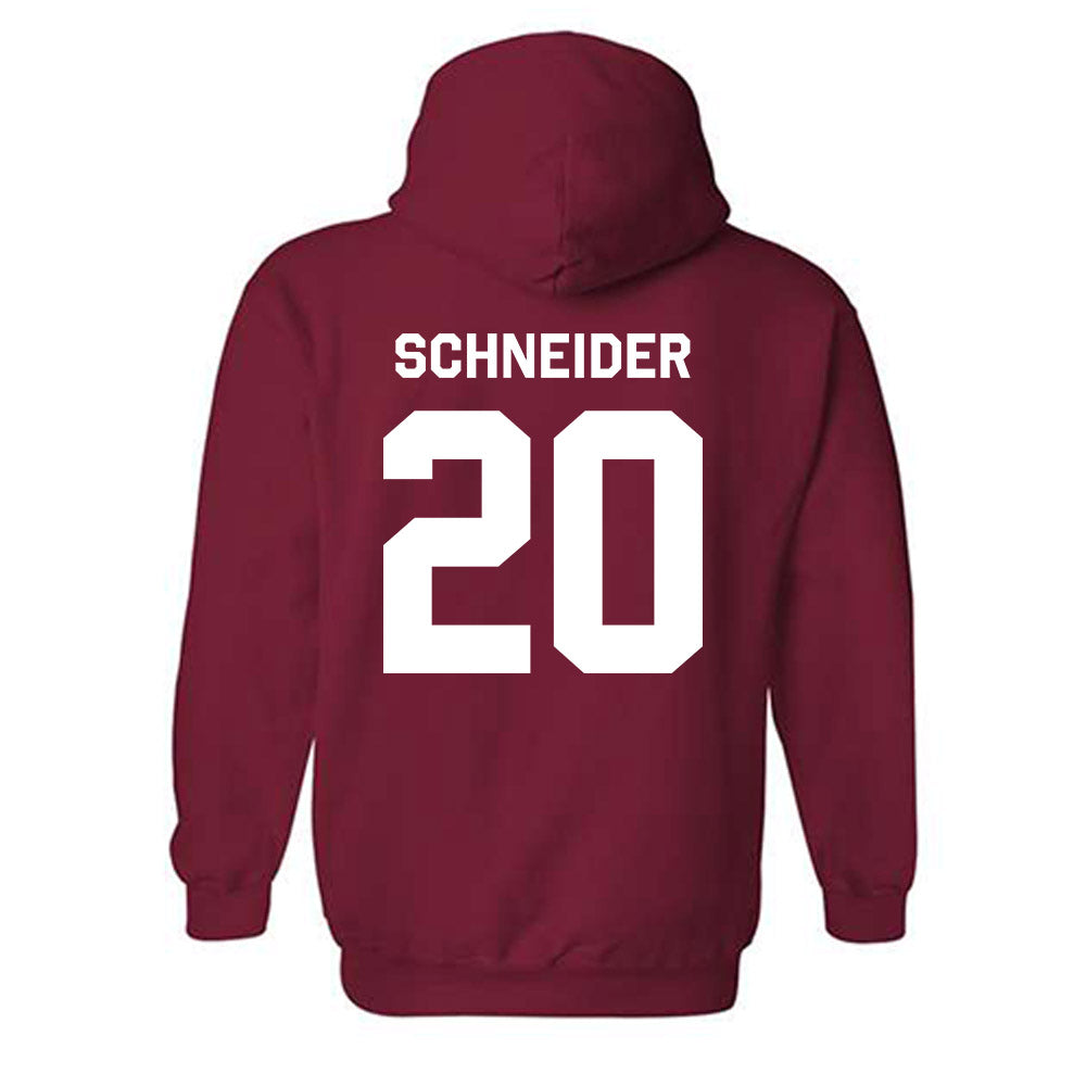 WSU - NCAA Baseball : Gabe Schneider - Classic Shersey Hooded Sweatshirt-1