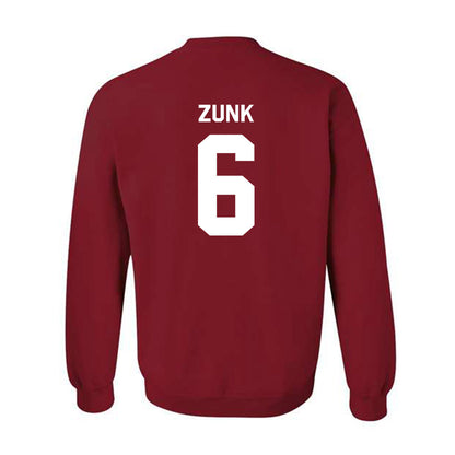 WSU - NCAA Football : Linus Zunk - Classic Shersey Crewneck Sweatshirt-3