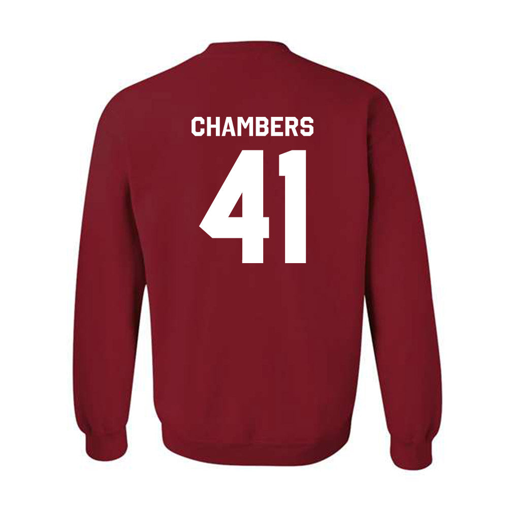 WSU - NCAA Baseball : Bryce Chambers - Classic Shersey Crewneck Sweatshirt-3
