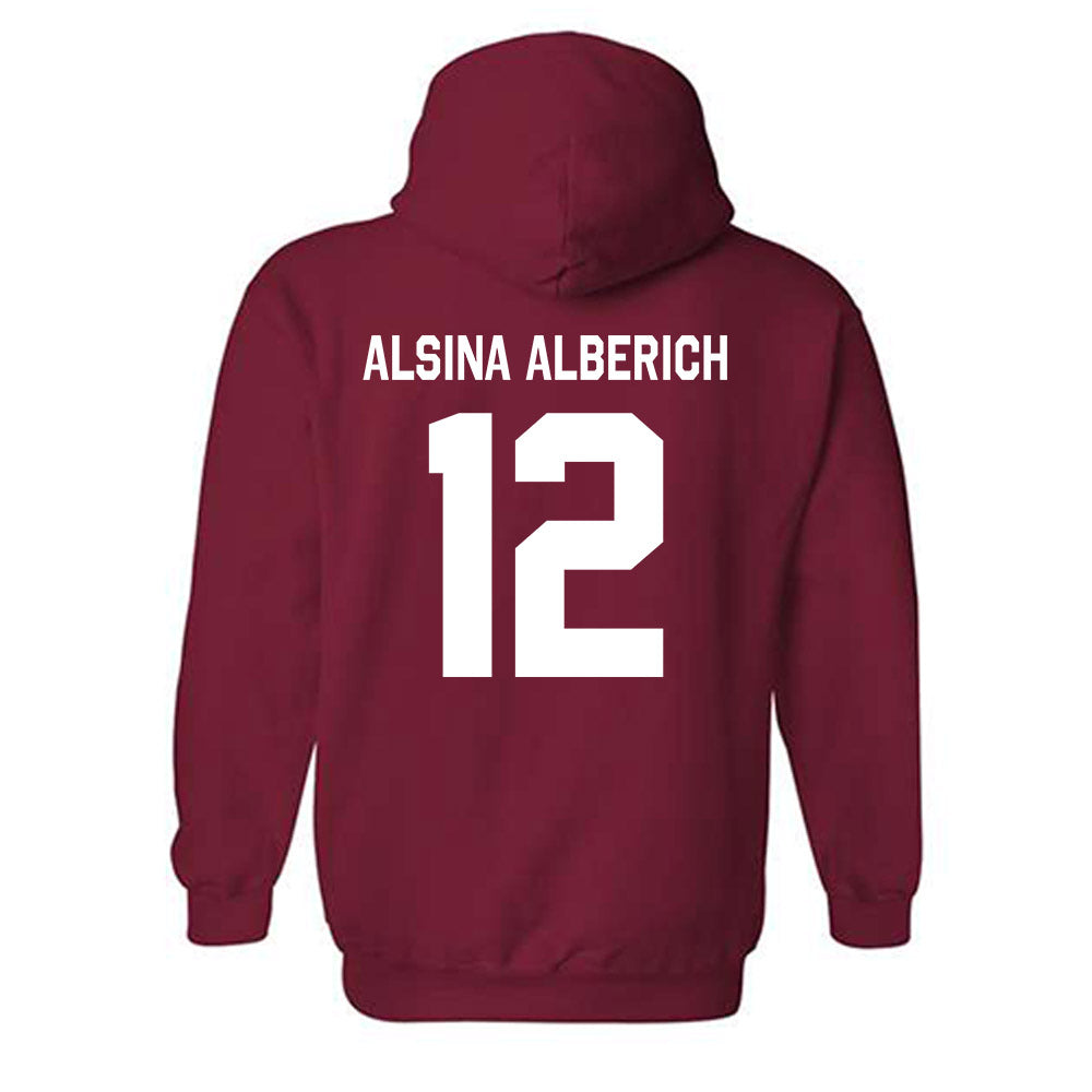 WSU - NCAA Women's Basketball : Marta Alsina Alberich - Classic Shersey Hooded Sweatshirt-1