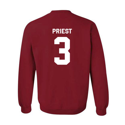 WSU - NCAA Baseball : Matthew Priest - Classic Shersey Crewneck Sweatshirt-1