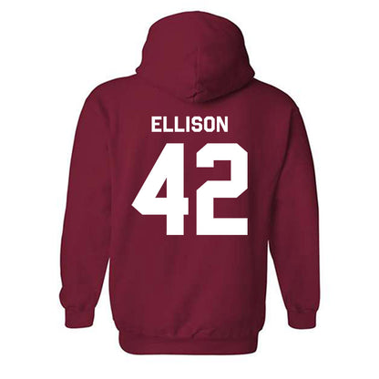 WSU - NCAA Football : Jack Ellison - Classic Shersey Hooded Sweatshirt-3