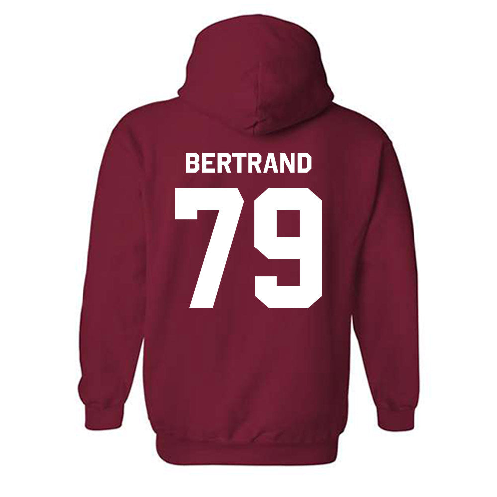 WSU - NCAA Football : Turner Bertrand - Classic Shersey Hooded Sweatshirt-1