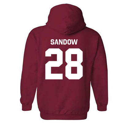 WSU - NCAA Women's Soccer : Ashlyn Sandow - Classic Shersey Hooded Sweatshirt-3