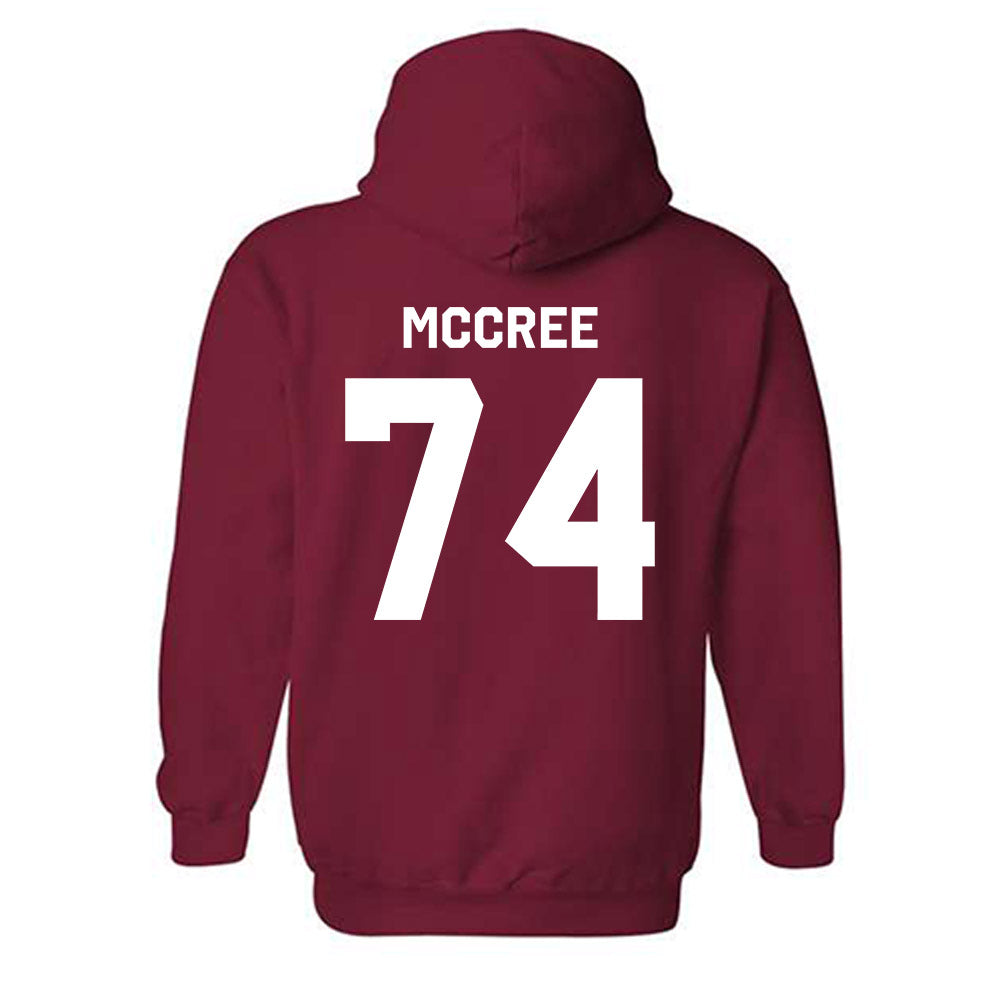 WSU - NCAA Football : Maximus McCree - Classic Shersey Hooded Sweatshirt-3