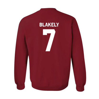 WSU - NCAA Men's Basketball : Dieume Blakely - Classic Shersey Crewneck Sweatshirt-1