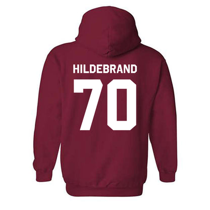 WSU - NCAA Football : Dylan Hildebrand - Classic Shersey Hooded Sweatshirt-1