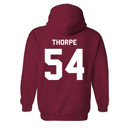 WSU - NCAA Football : Xavier Thorpe - Classic Shersey Hooded Sweatshirt-1
