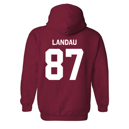 WSU - NCAA Football : Cash Landau - Classic Shersey Hooded Sweatshirt-1