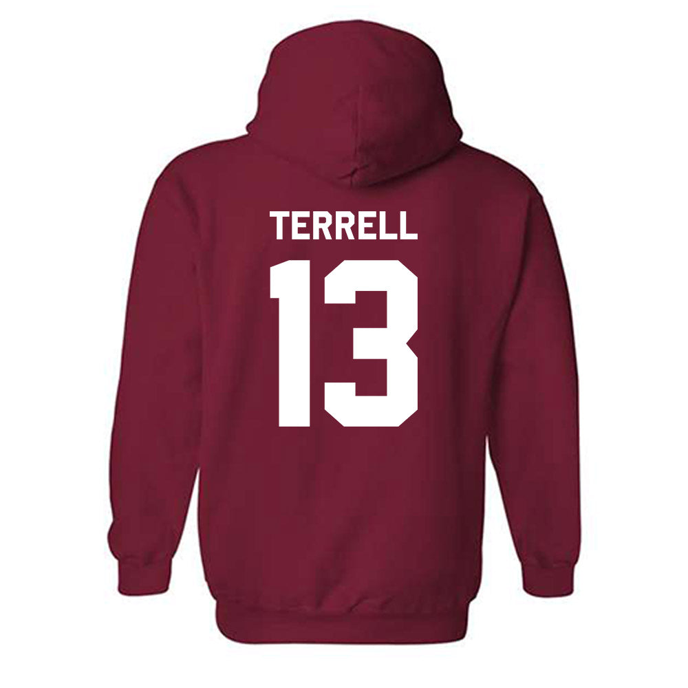 WSU - NCAA Football : Khamari Terrell - Classic Shersey Hooded Sweatshirt-3