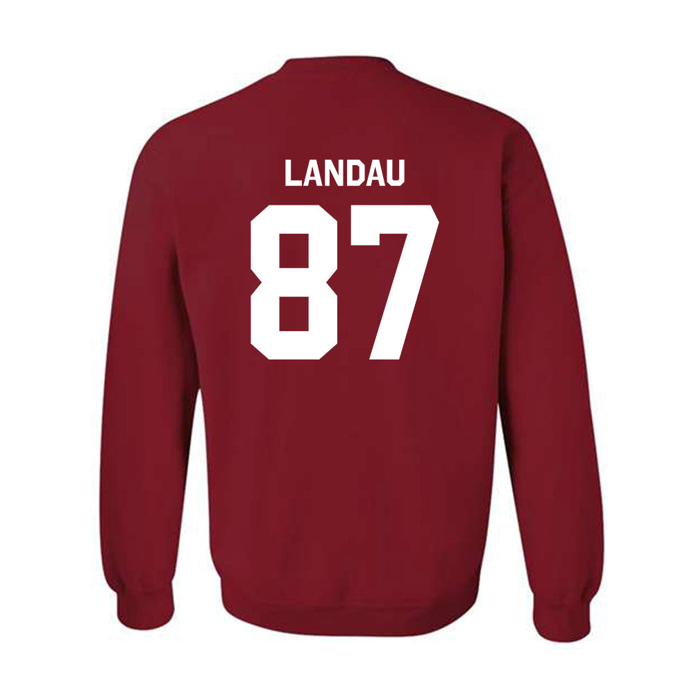 WSU - NCAA Football : Cash Landau - Classic Shersey Crewneck Sweatshirt-1