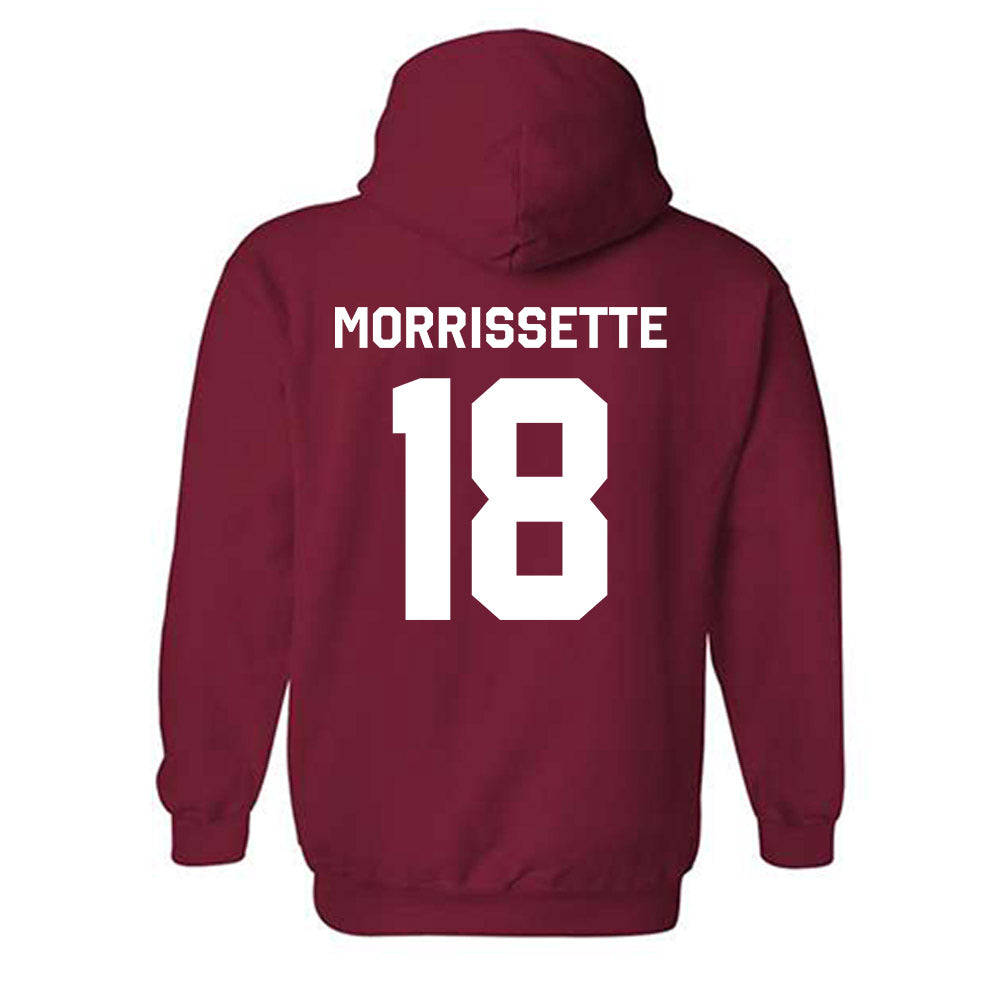 WSU - NCAA Football : Barry Morrissette - Classic Shersey Hooded Sweatshirt-3