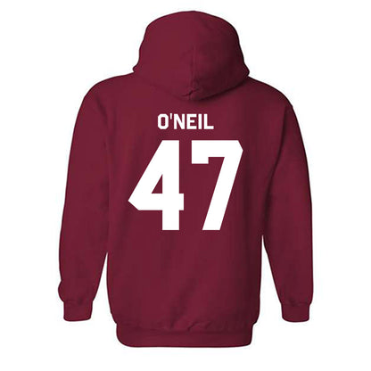 WSU - NCAA Baseball : Dillon O'Neil - Classic Shersey Hooded Sweatshirt-1