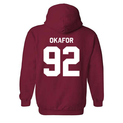 WSU - NCAA Football : Ike Okafor - Classic Shersey Hooded Sweatshirt-1