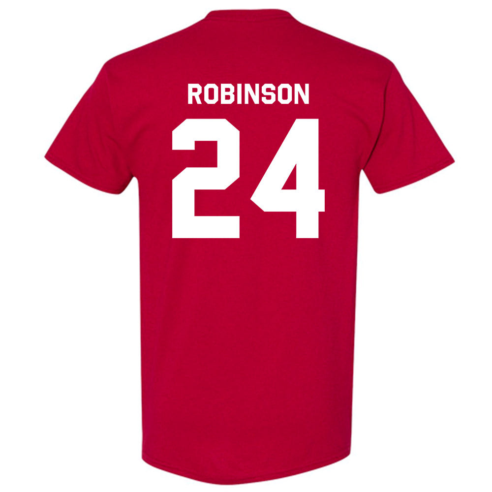 WSU - NCAA Men's Basketball : Dominik Robinson - Classic Shersey T-Shirt-1