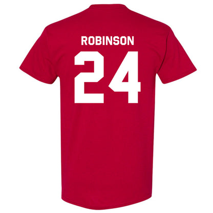 WSU - NCAA Men's Basketball : Dominik Robinson - Classic Shersey T-Shirt-1