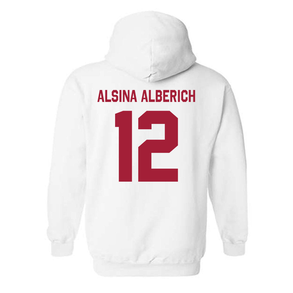 WSU - NCAA Women's Basketball : Marta Alsina Alberich - Classic Shersey Hooded Sweatshirt-1