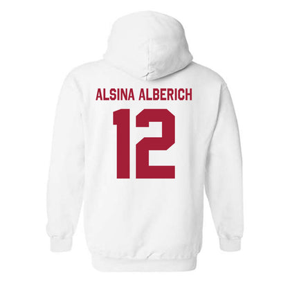 WSU - NCAA Women's Basketball : Marta Alsina Alberich - Classic Shersey Hooded Sweatshirt-1