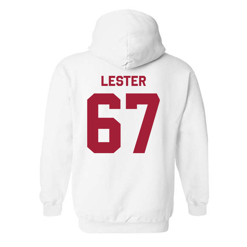 WSU - NCAA Football : Jonny Lester - Classic Shersey Hooded Sweatshirt-1