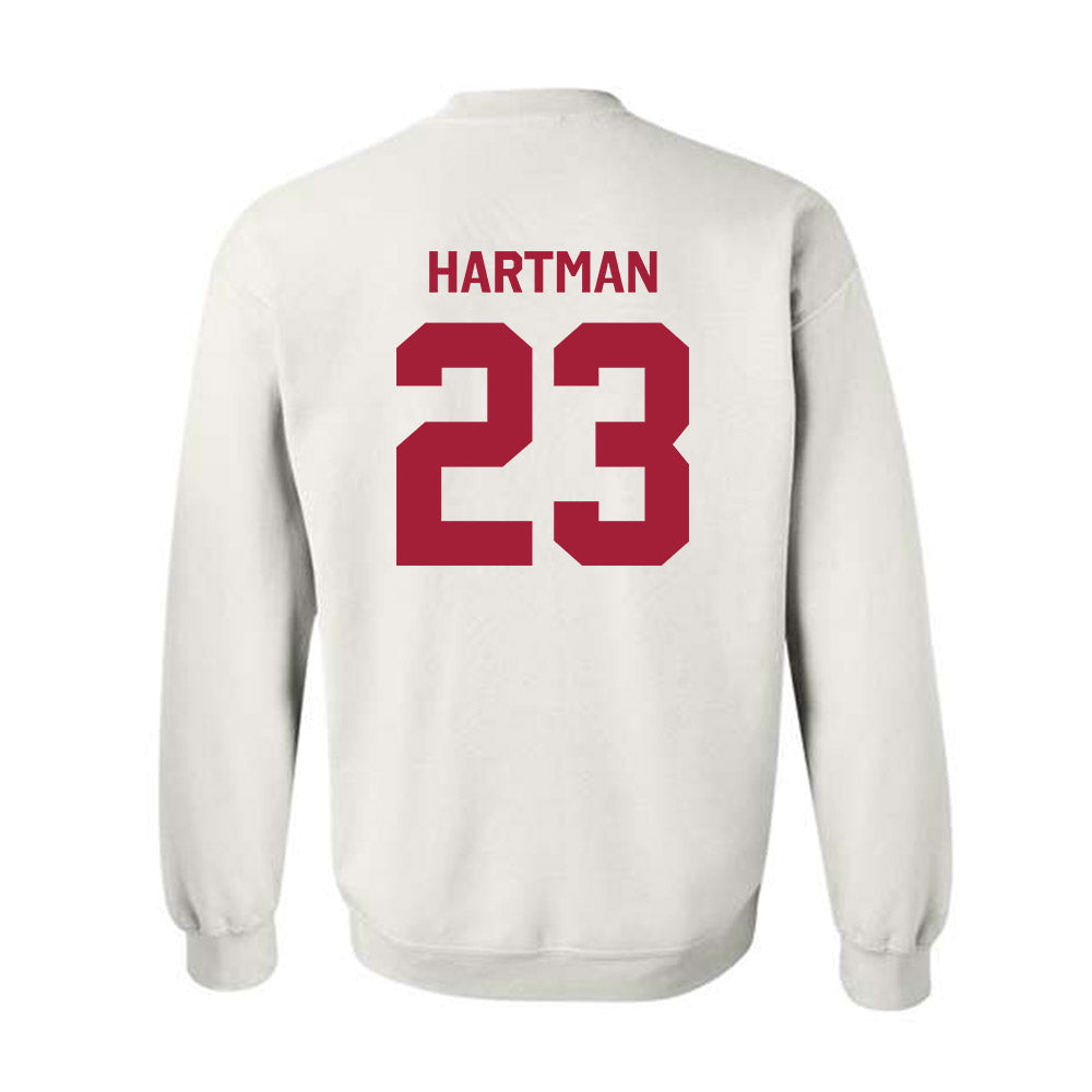 WSU - NCAA Baseball : Max Hartman - Classic Shersey Crewneck Sweatshirt-1