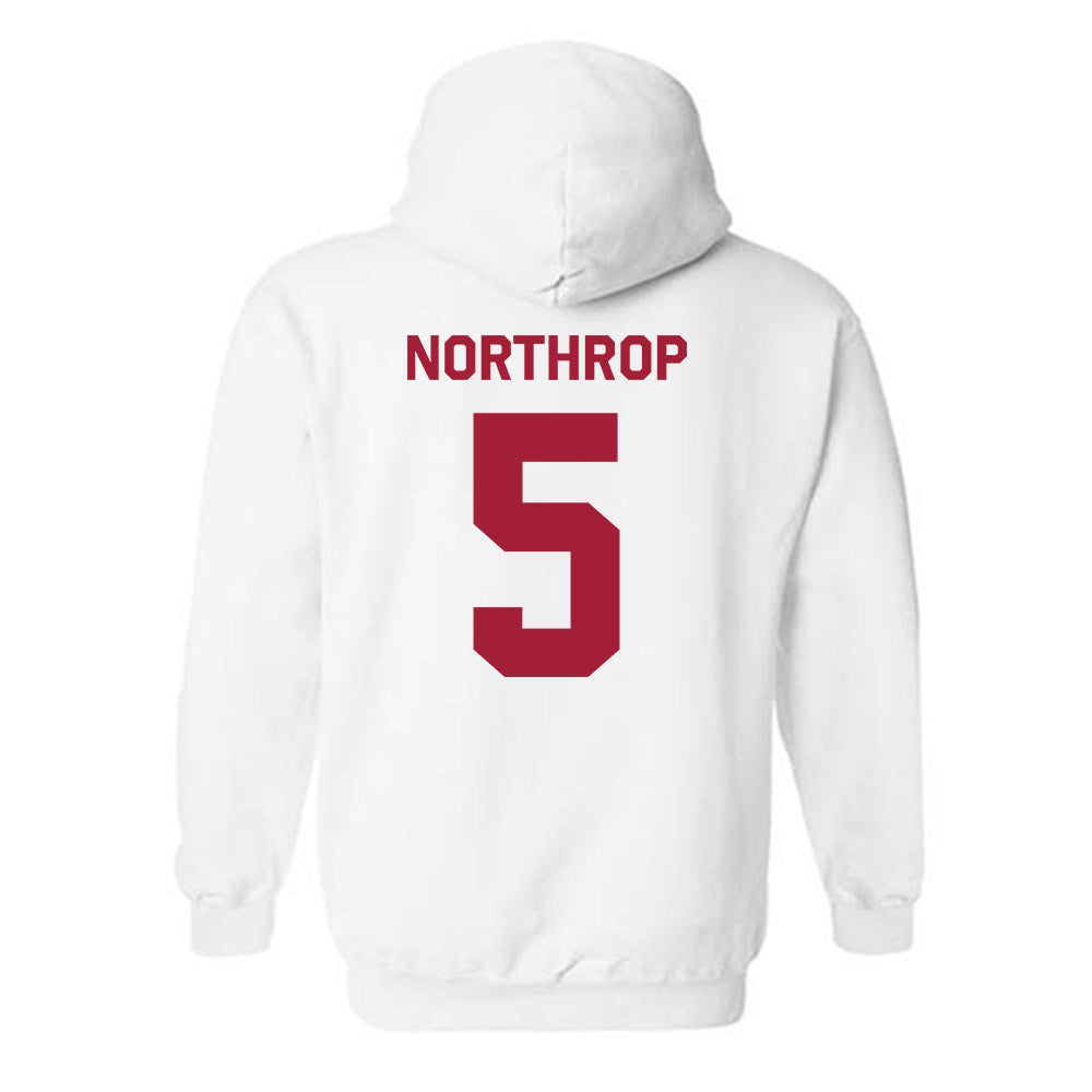 WSU - NCAA Baseball : Kyler Northrop - Classic Shersey Hooded Sweatshirt-1
