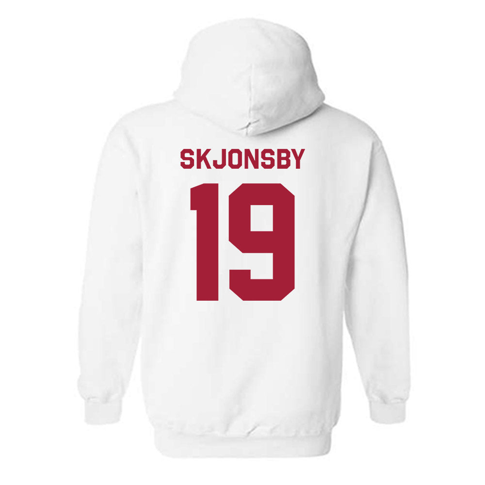 WSU - NCAA Baseball : Ryan Skjonsby - Classic Shersey Hooded Sweatshirt-2