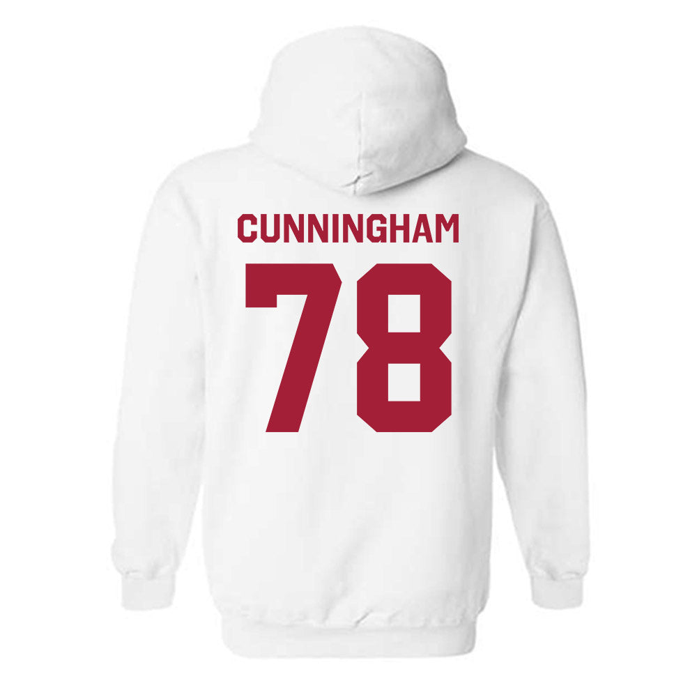 WSU - NCAA Football : Jorden Cunningham - Classic Shersey Hooded Sweatshirt-1