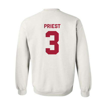 WSU - NCAA Baseball : Matthew Priest - Classic Shersey Crewneck Sweatshirt-1