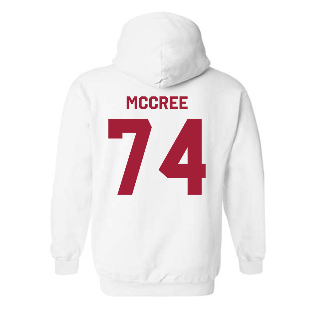 WSU - NCAA Football : Maximus McCree - Classic Shersey Hooded Sweatshirt-2