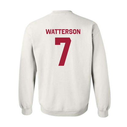 WSU - NCAA Baseball : Cole Watterson - Classic Shersey Crewneck Sweatshirt-1