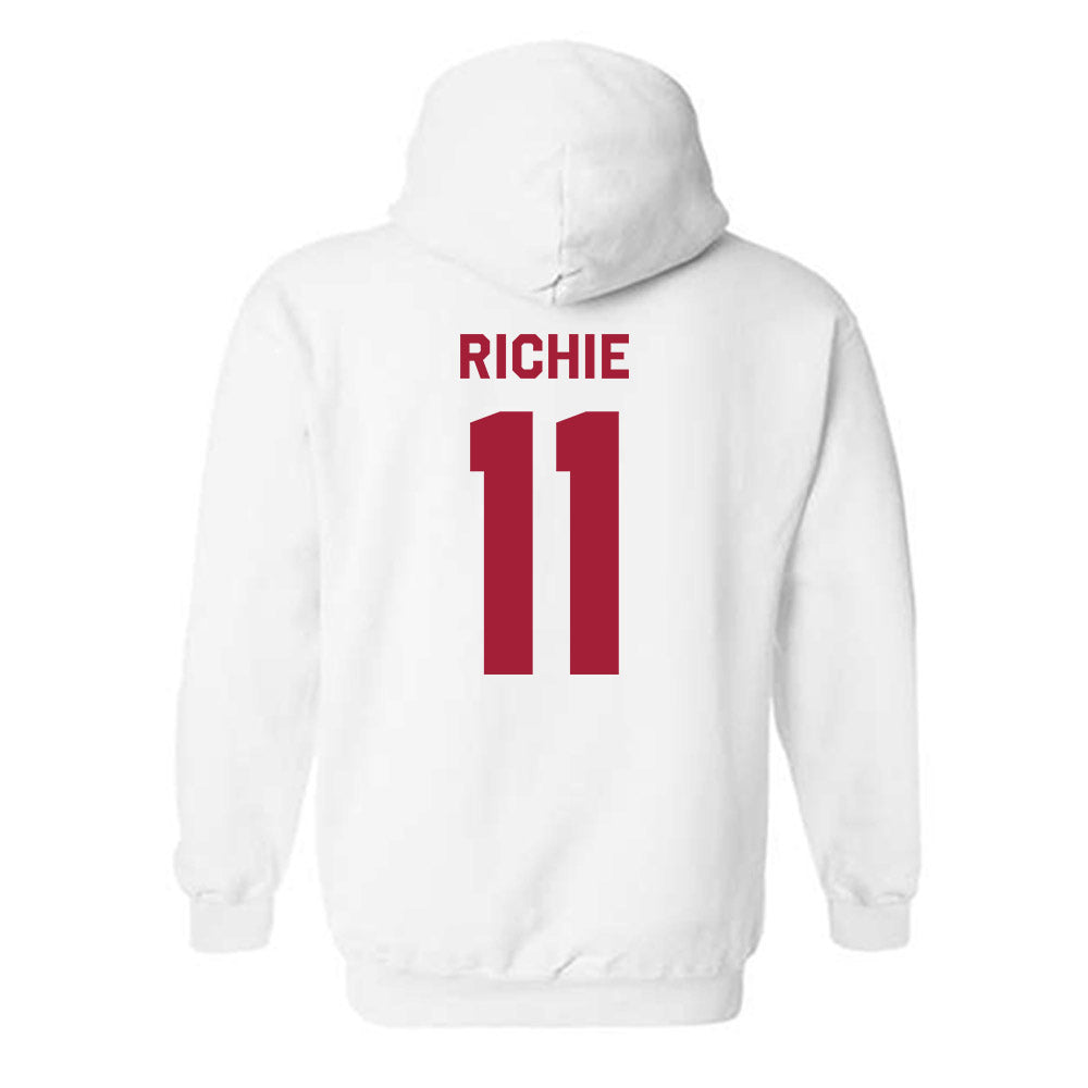 WSU - NCAA Baseball : August Richie - Classic Shersey Hooded Sweatshirt-1