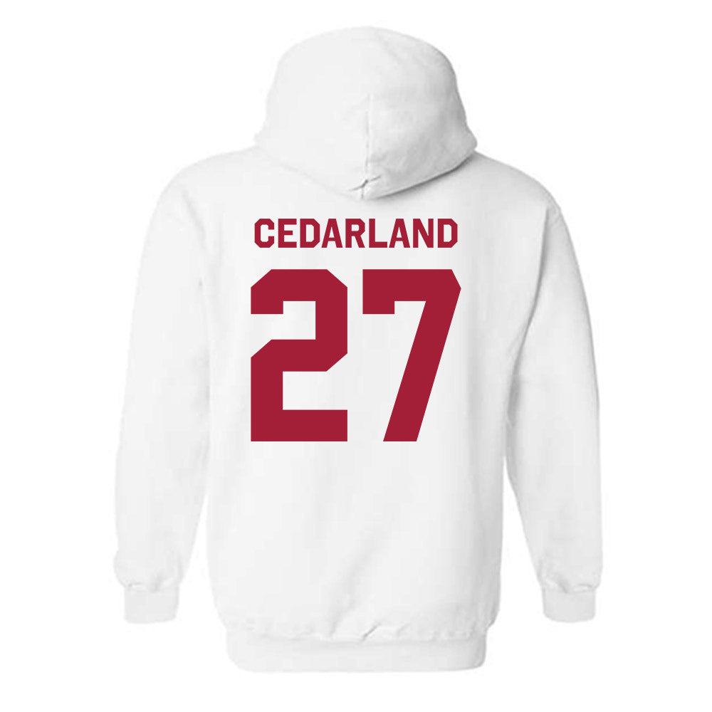 WSU - NCAA Football : Hudson Cedarland - Classic Shersey Hooded Sweatshirt-1