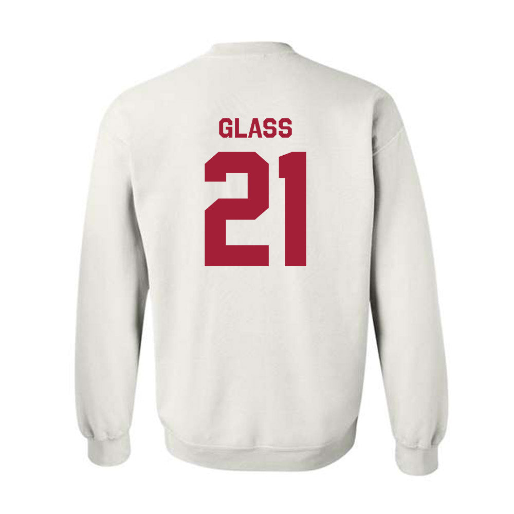 WSU - NCAA Men's Basketball : Ace Glass - Classic Shersey Crewneck Sweatshirt-1