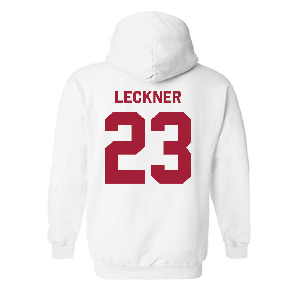 WSU - NCAA Football : Trey Leckner - Classic Shersey Hooded Sweatshirt-2