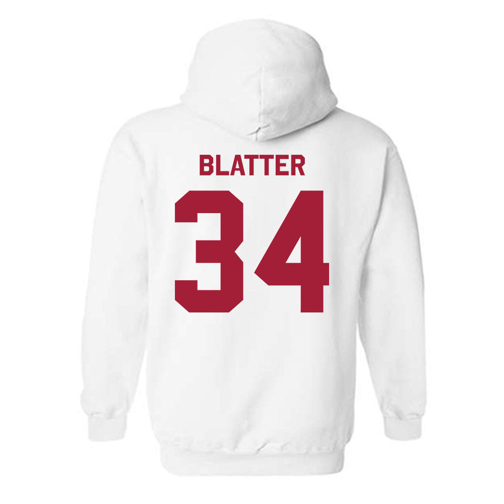 WSU - NCAA Baseball : Brock Blatter - Classic Shersey Hooded Sweatshirt-1