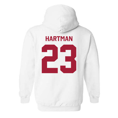 WSU - NCAA Baseball : Max Hartman - Classic Shersey Hooded Sweatshirt-2