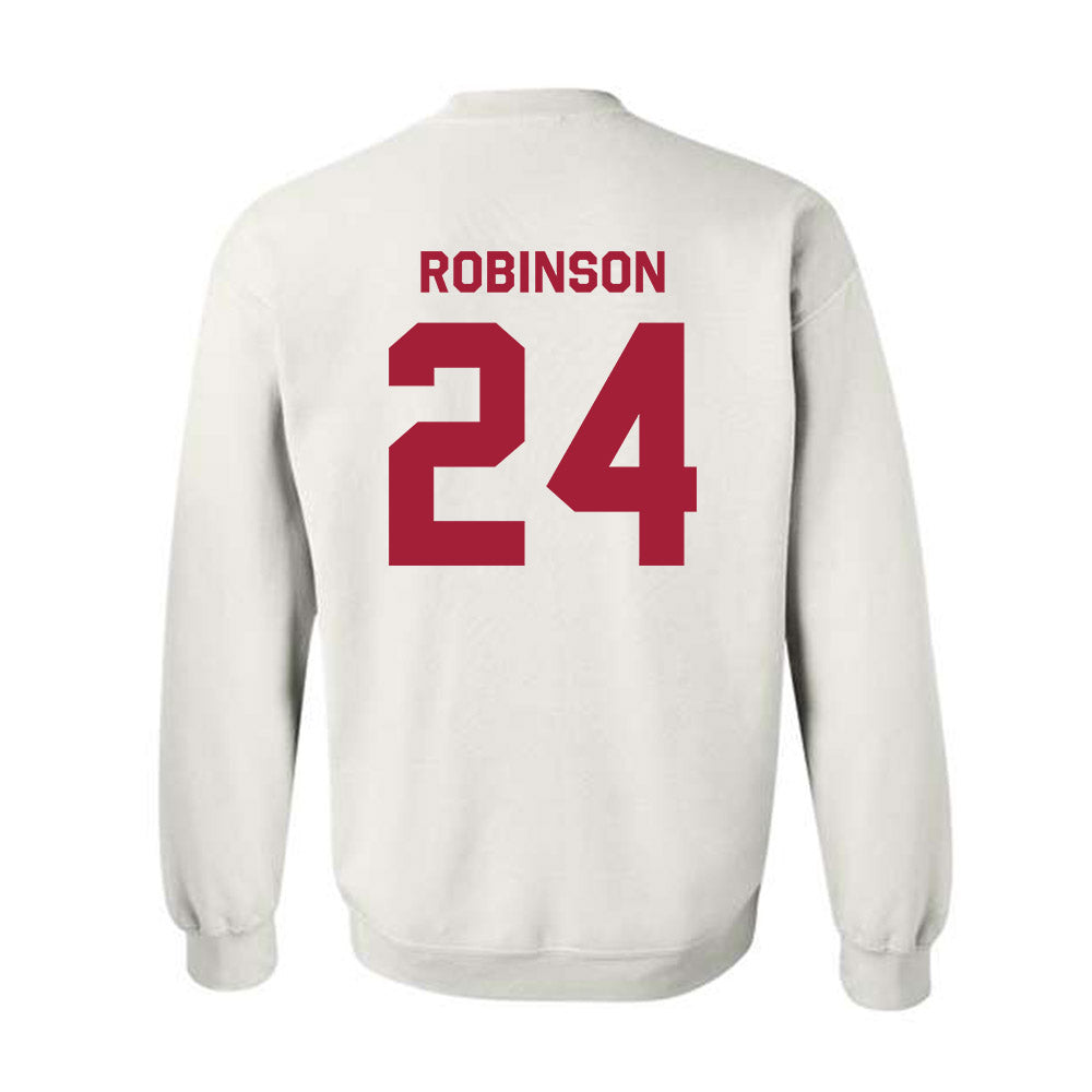 WSU - NCAA Men's Basketball : Dominik Robinson - Classic Shersey Crewneck Sweatshirt-1